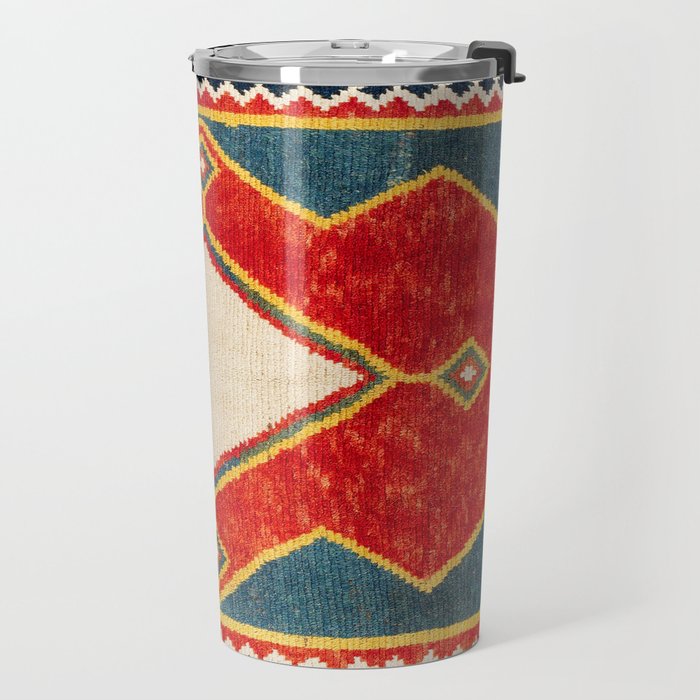 Qashqaâi Gabbeh Fars Southwest Persian Rug Print Travel Mug Gallery Image 2