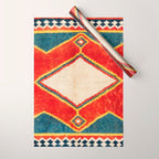 Qashqaâi Gabbeh Fars Southwest Persian Rug Print Wrapping Paper Gallery Image 1