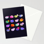 Flower sea slug - dark Stationery Card Gallery Image 2