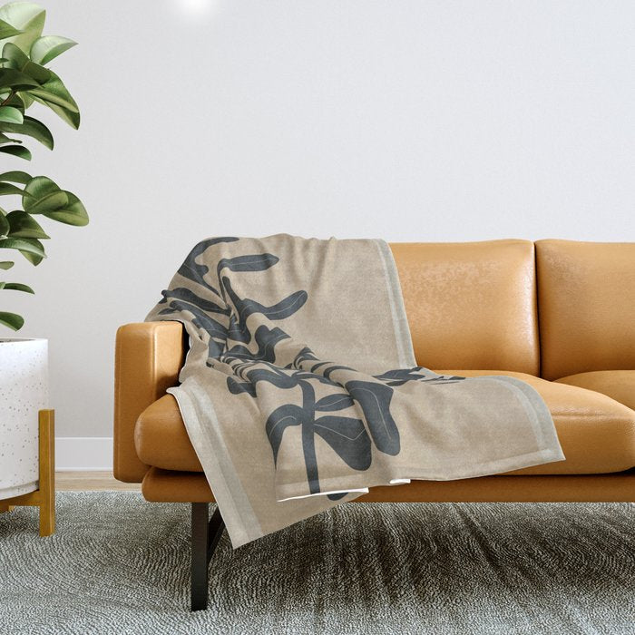 Branching Silhouettes Throw Blanket Gallery Image 1