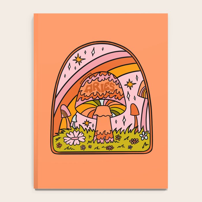 Aries Mushroom Notebook Gallery Image 4