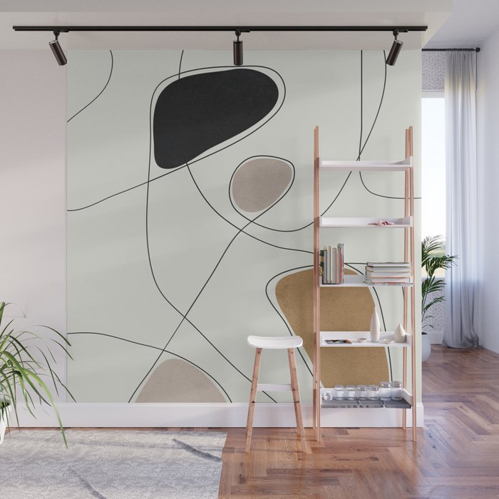 Thin Flow I Wall Mural Gallery Image 1