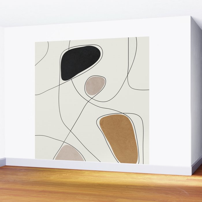 Thin Flow I Wall Mural Gallery Image 2