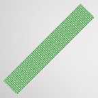 Green and White Greek Key Pattern Table Runner Gallery Image 3