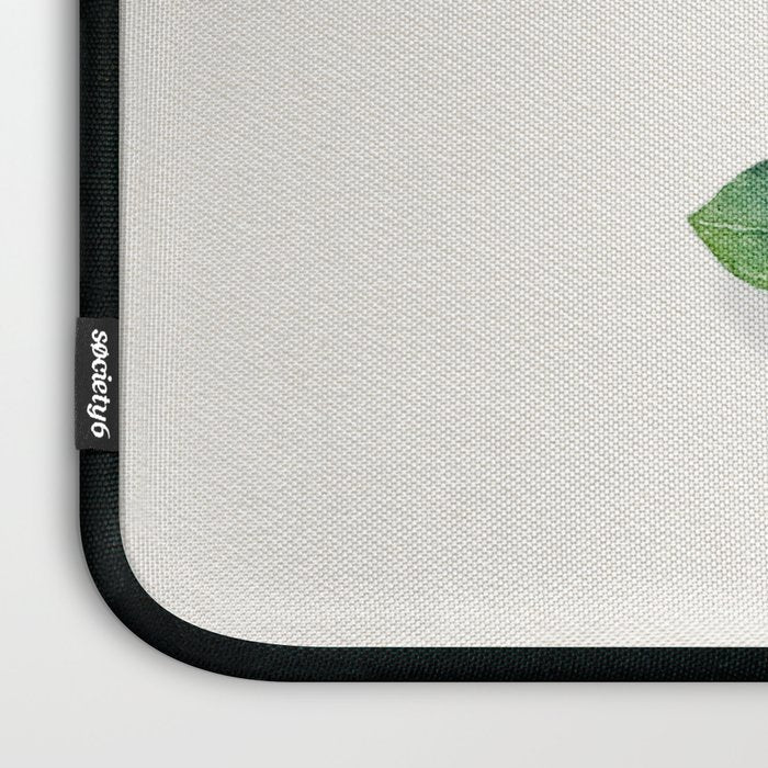 Blueberry branches painted in watercolor Laptop Sleeve Gallery Image 3