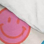 Retro Rainbow Smiling Faces Pattern Comforter Gallery Image 4