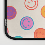 Retro Rainbow Smiling Faces Pattern Laptop Sleeve Gallery Image 3