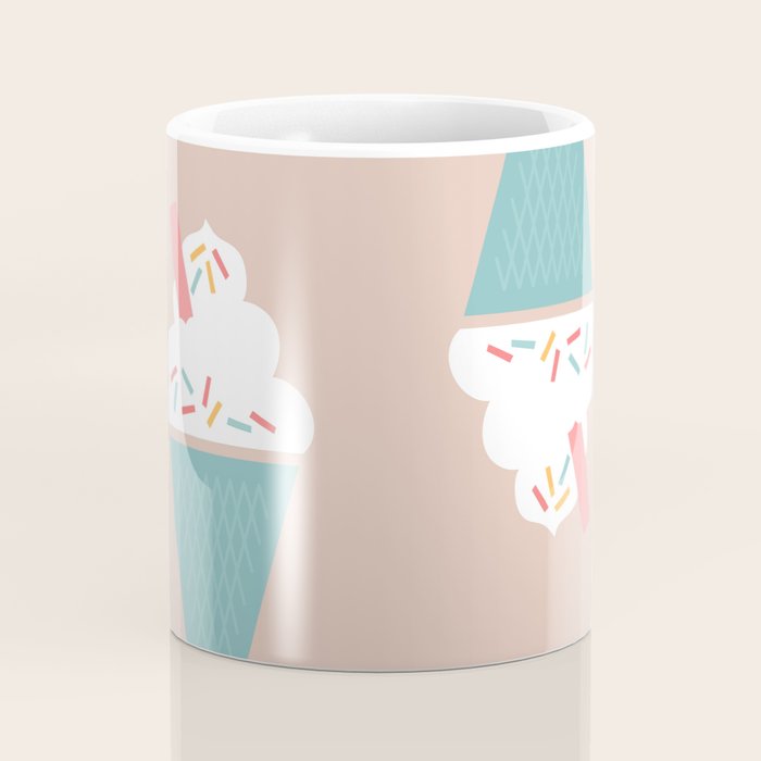 Ice Cream (Peach) Coffee Mug Gallery Image 4