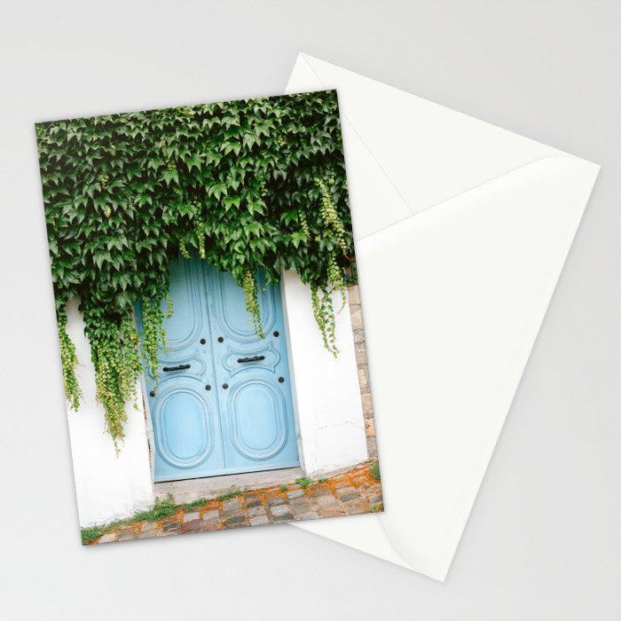 Montmartre Paris | The blue door  Stationery Card Gallery Image 2