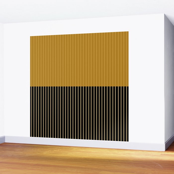 Color Block Lines XII Wall Mural Gallery Image 2