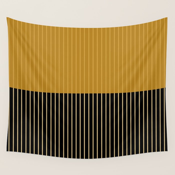 Color Block Lines XII Wall Tapestry Gallery Image 4