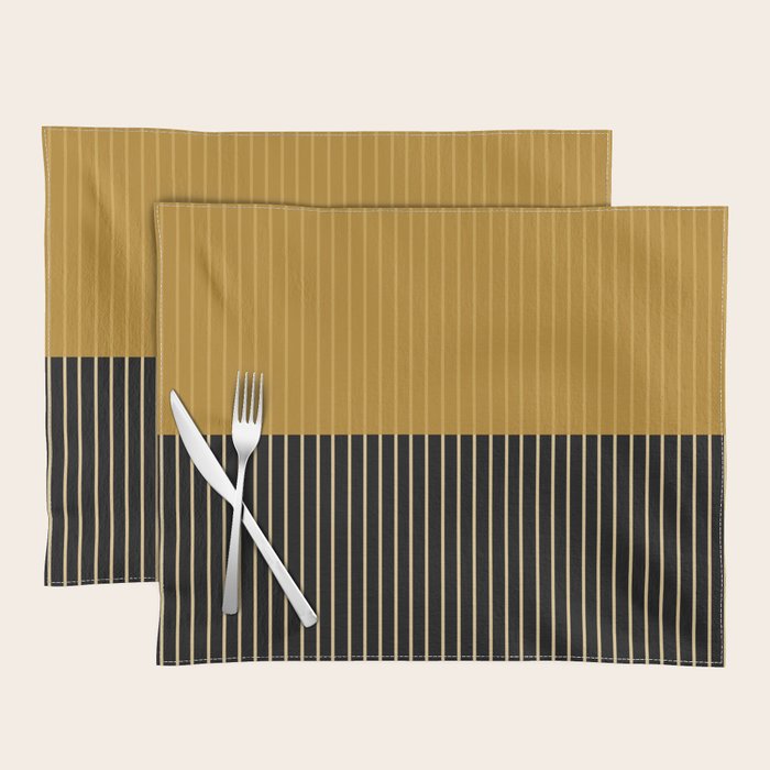 Color Block Lines XII Placemat Gallery Image 1