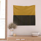 Color Block Lines XII Wall Tapestry Gallery Image 2