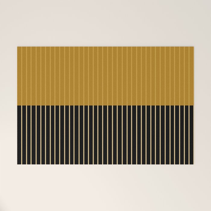 Color Block Lines XII Welcome Mat Gallery Image 1
