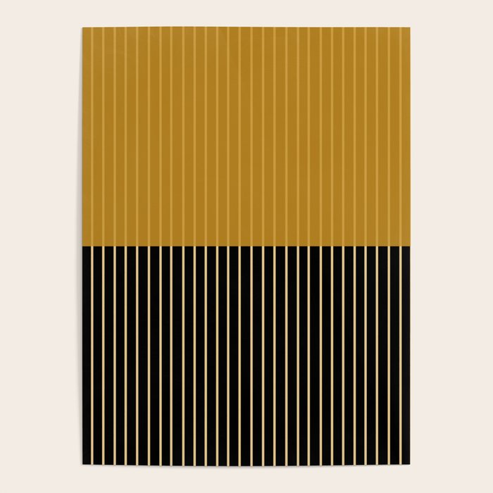 Color Block Lines XII Poster Gallery Image 4