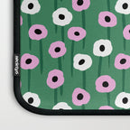 Abstract Poppies Pink & Green Laptop Sleeve Gallery Image 3