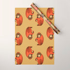 Whimsy Orangutan Wrapping Paper Gallery Image 1