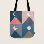 Moon Cat 2x2 Tote Bag Gallery Image 1