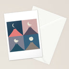 Moon Cat 2x2 Stationery Card Gallery Image 2