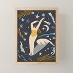 Space surf Mini Art Print Gallery Image 1
