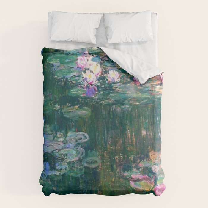 Claude Monet Water Lilies,Nymphéas Duvet Cover Gallery Image 6