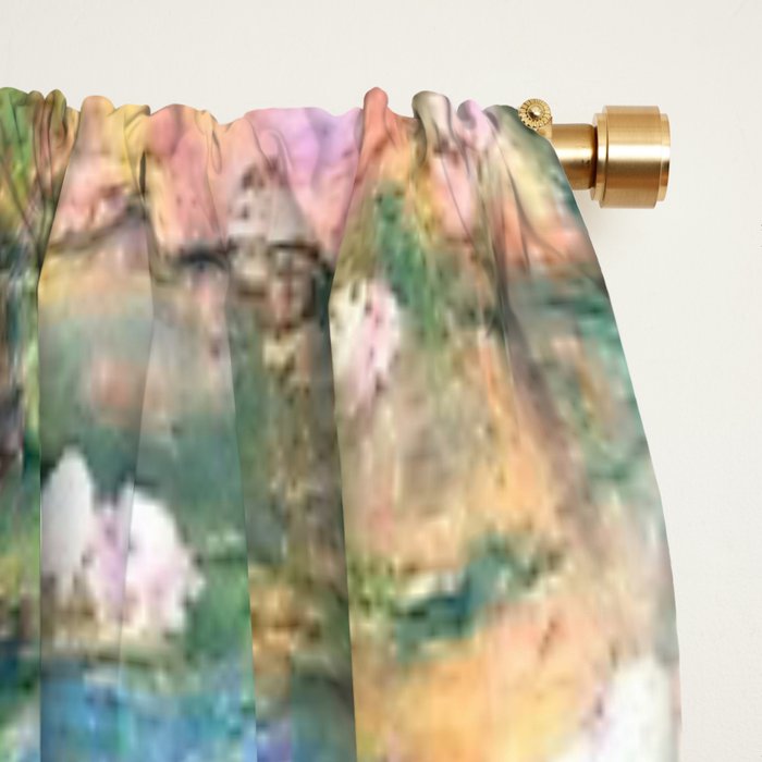 Claude Monet Water Lilies,Nymphéas Window Curtain Gallery Image 2