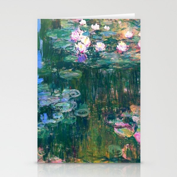 Claude Monet Water Lilies,Nymphéas Stationery Card Gallery Image 2