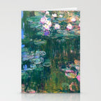 Claude Monet Water Lilies,Nymphéas Stationery Card Gallery Image 2
