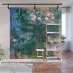 Claude Monet Water Lilies,Nymphéas Wall Mural Gallery Image 1