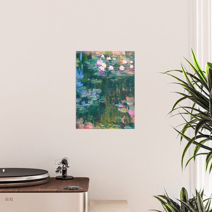 Claude Monet Water Lilies,Nymphéas Poster Gallery Image 2