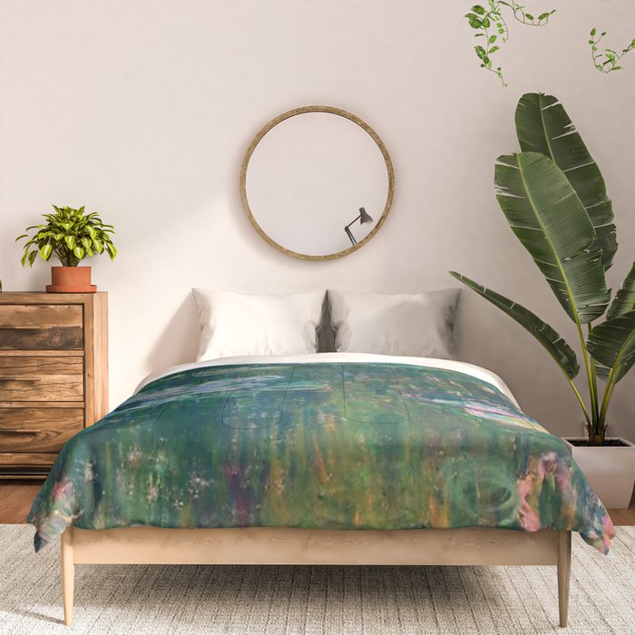 Claude Monet Water Lilies,Nymphéas Comforter Gallery Image 3