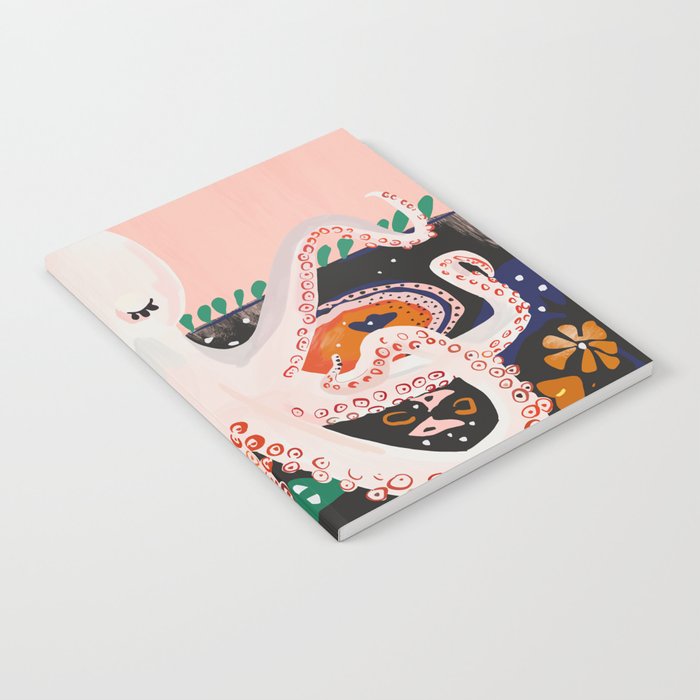 Meditating Octopus Notebook Gallery Image 1