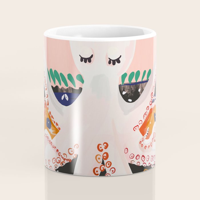 Meditating Octopus Coffee Mug Gallery Image 4