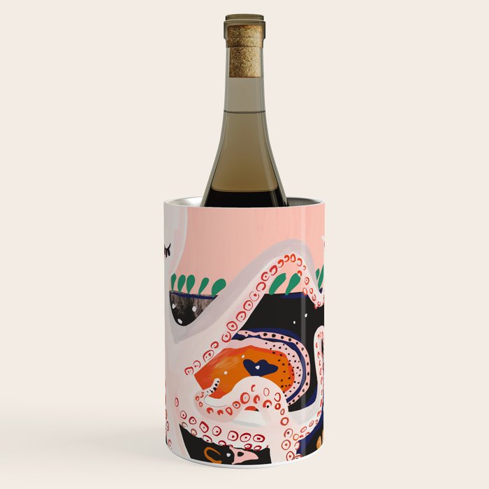 Meditating Octopus Wine Chiller Gallery Image 3