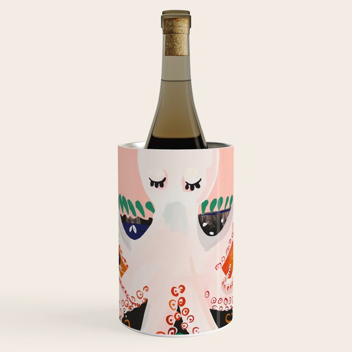 Meditating Octopus Wine Chiller Gallery Image 1