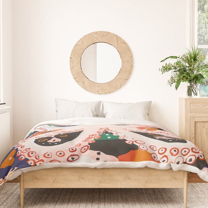 Meditating Octopus Duvet Cover Gallery Image 3