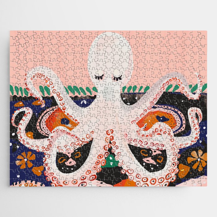 Meditating Octopus Jigsaw Puzzle Gallery Image 1