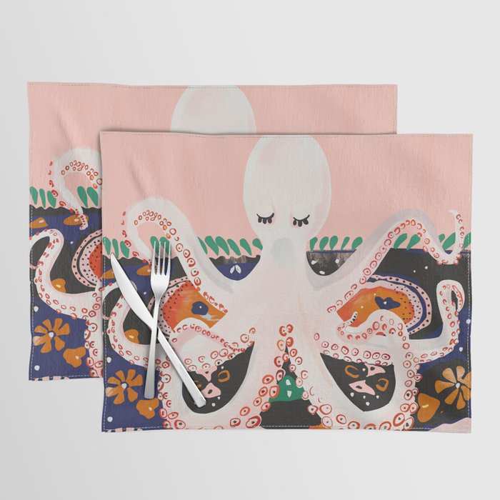 Meditating Octopus Placemat Gallery Image 1