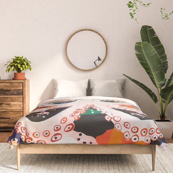 Meditating Octopus Comforter Gallery Image 3