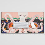 Meditating Octopus Desk Mat Gallery Image 1