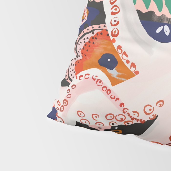Meditating Octopus Pillow Sham Gallery Image 4