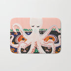 Meditating Octopus Bath Mat Gallery Image 1