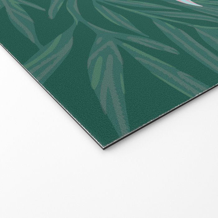 animal patterned Willow twig emerald Welcome Mat Gallery Image 2