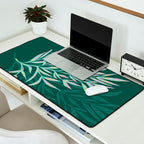 animal patterned Willow twig emerald Desk Mat Gallery Image 2