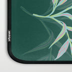 animal patterned Willow twig emerald Laptop Sleeve Gallery Image 3