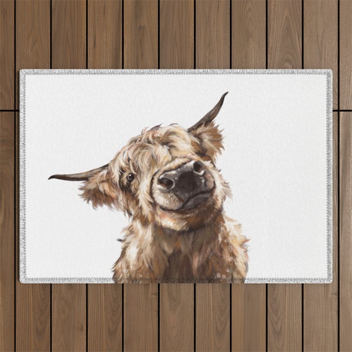 Highland Cow Outdoor Rug Gallery Image 1