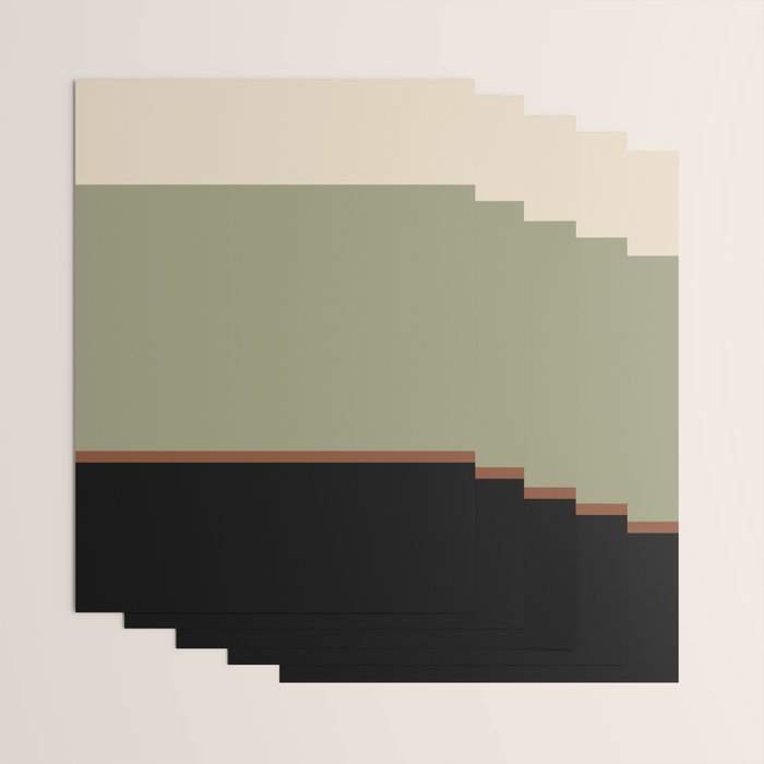 Contemporary Color Block XLVIII Wrapping Paper Gallery Image 3