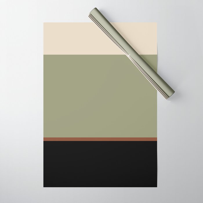 Contemporary Color Block XLVIII Wrapping Paper Gallery Image 1