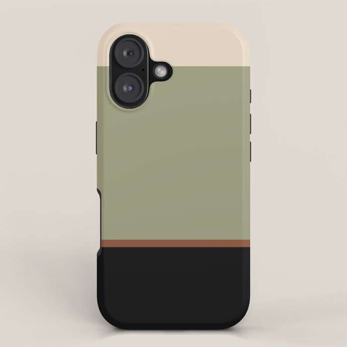 Contemporary Color Block XLVIII iPhone Case Gallery Image 1
