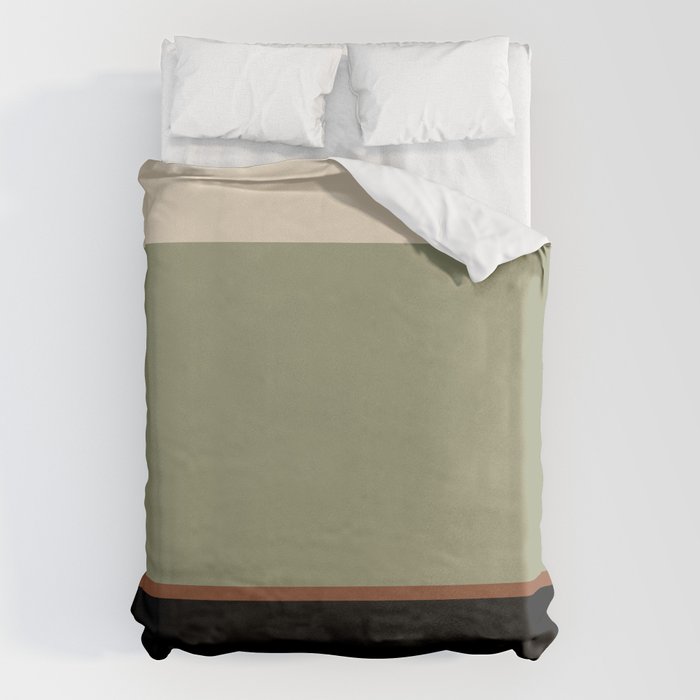 Contemporary Color Block XLVIII Duvet Cover Gallery Image 6